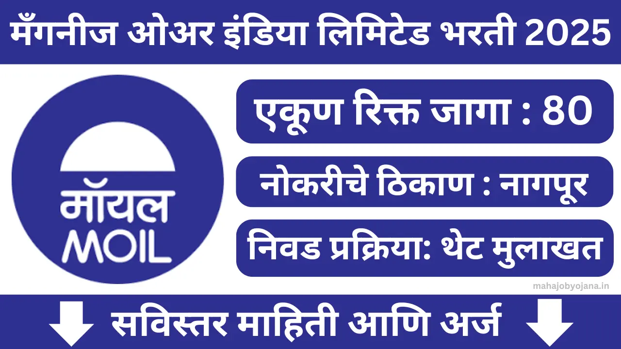 MOIL Limited Nagpur Bharti 2025